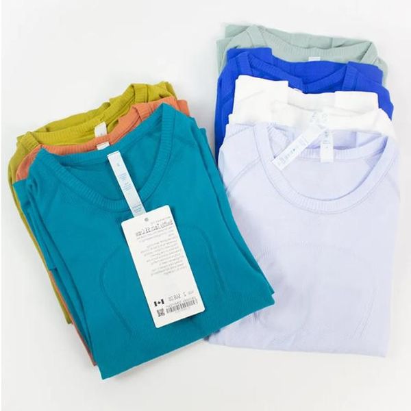 lu-088 women yoga t-shirts women's t-shirt high-elastic breathable running quick drying seamless short sleeve sport-cycling gym wear lu, White
lu-088 women yoga t-shirts women's t-shirt high-elastic breathable running quick drying seamless short sleeve sport-cycling gym wear lu, White