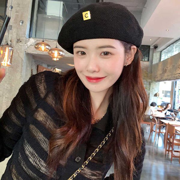 fashion newsboy cap designer luxury beret super metal c mark temperament white beret female korean version versatile face painter hat autumn, Blue;gray
fashion newsboy cap designer luxury beret super metal c mark temperament white beret female korean version versatile face painter hat autumn, Blue;gray