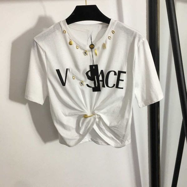23ss womens t-shirt tee women designer clothes summer new fansi=home short pin t-shirt versatile t-shirt premium half sleeve women women clo, White
23ss womens t-shirt tee women designer clothes summer new fansi=home short pin t-shirt versatile t-shirt premium half sleeve women women clo, White