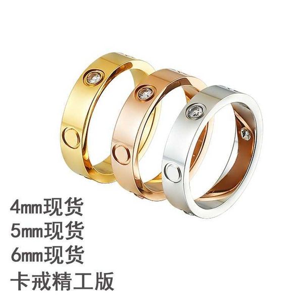 original designer wind love eternal ring titanium steel couple card three diamond jewelry factory, Silver
original designer wind love eternal ring titanium steel couple card three diamond jewelry factory, Silver