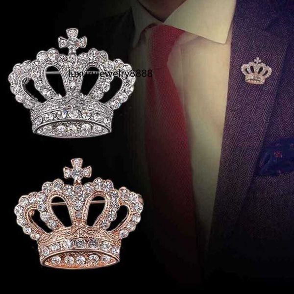 version of crown brooch temperament suit professional clothing accessories anti glare brooch alloy inlaid diamond corsage, Gray
version of crown brooch temperament suit professional clothing accessories anti glare brooch alloy inlaid diamond corsage, Gray