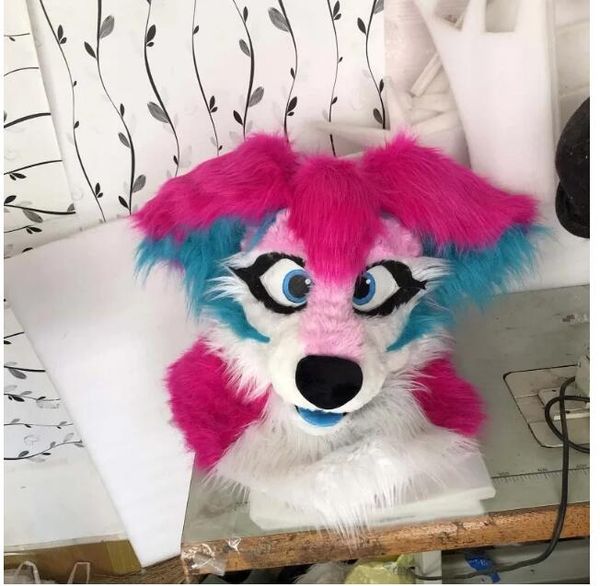 fuchsia hairy animal fursuit husky dog mascot costume fancy dress birthday birthday party gift, Red;yellow
fuchsia hairy animal fursuit husky dog mascot costume fancy dress birthday birthday party gift, Red;yellow