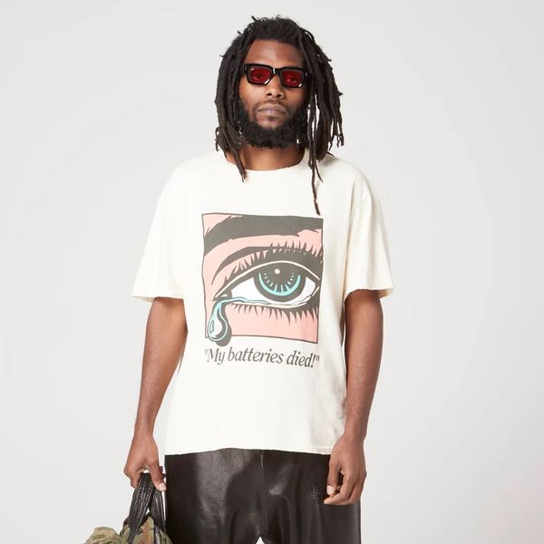 23ss new woman men's t-shirts weeping girl printed classic dead batteries tee hip hop casual summer short sleeve fashion breathable hig, White;black
23ss new woman men's t-shirts weeping girl printed classic dead batteries tee hip hop casual summer short sleeve fashion breathable hig, White;black