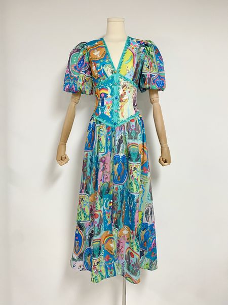 women's dress designer luxury summer dress clothing with printed deep v-neck and waistband for a slim and stylish look, Black;gray
women's dress designer luxury summer dress clothing with printed deep v-neck and waistband for a slim and stylish look, Black;gray