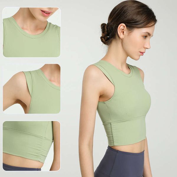 lulus new yoga tank crew neck crop summer designer with chest cushion pad vest underwear female tight running sleeveless t-shirt fitness tra
lulus new yoga tank crew neck crop summer designer with chest cushion pad vest underwear female tight running sleeveless t-shirt fitness tra