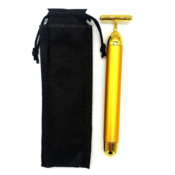 24k gold vibration facial slimming face beauty bar pulse firming facial roller massager lift skin tightening wrinkle stick
24k gold vibration facial slimming face beauty bar pulse firming facial roller massager lift skin tightening wrinkle stick