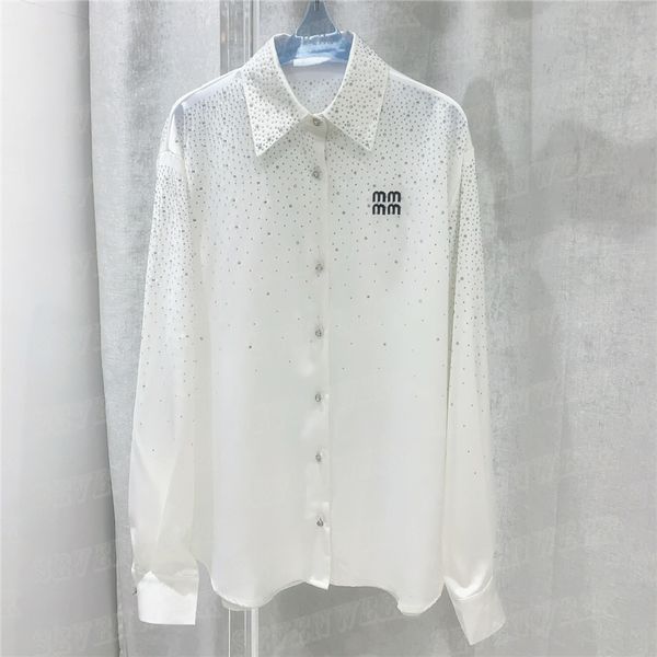 full rhinestone white shirts women tees embroidered letters cardigan designer brand lady long sleeve blouses
full rhinestone white shirts women tees embroidered letters cardigan designer brand lady long sleeve blouses