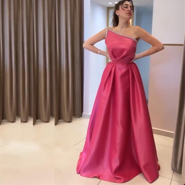 one shoulder a line draped prom dresses bead strap satin formal evening party gown sequin collar vestido de fiesta, Black
one shoulder a line draped prom dresses bead strap satin formal evening party gown sequin collar vestido de fiesta, Black