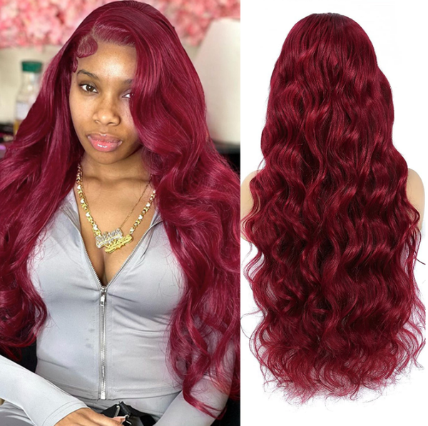 30inch body wave lace front wig human hair 13x4 wigs red brazilian hd transparent black women, Black;brown
30inch body wave lace front wig human hair 13x4 wigs red brazilian hd transparent black women, Black;brown