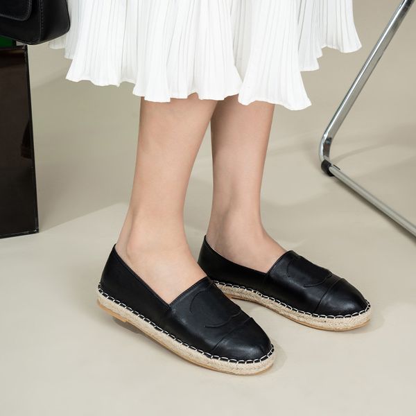 luxury designer summer classic fashion women espadrilles loafers fisherman canvas flat shoe cotton tweed grosgrain leather designer shoe, Black
luxury designer summer classic fashion women espadrilles loafers fisherman canvas flat shoe cotton tweed grosgrain leather designer shoe, Black