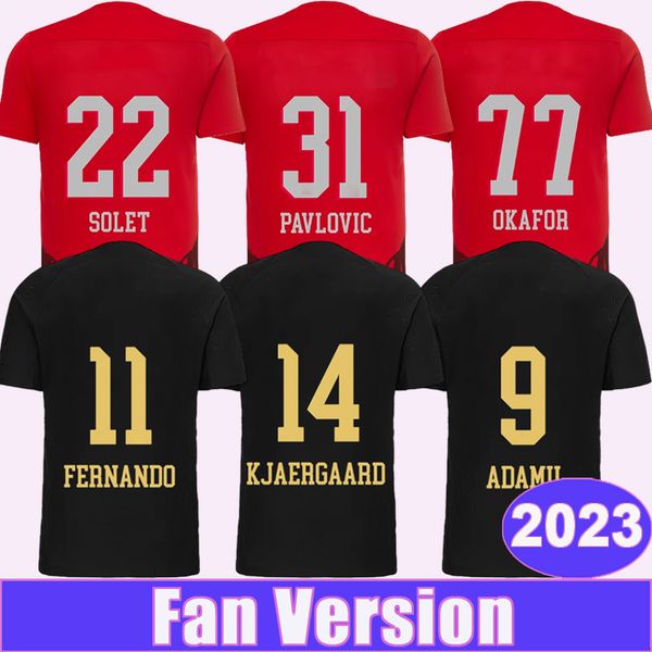 2023 salz burg fernando mens soccer jerseys champion jersey pavlovic okafor dedic solet adamu 4th red football shirt short sleeve uniforms, Black;yellow
2023 salz burg fernando mens soccer jerseys champion jersey pavlovic okafor dedic solet adamu 4th red football shirt short sleeve uniforms, Black;yellow