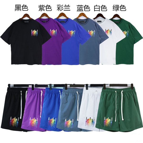 men's designer sportswear jogging sportswear casual short sleeved set sportspants street clothing pullover ami t-shirt sportswear, Gray
men's designer sportswear jogging sportswear casual short sleeved set sportspants street clothing pullover ami t-shirt sportswear, Gray