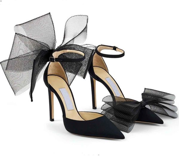 famous averly sandals shoes pointed toe women high heels mesh bows gladiator sandalias exquisite stiletto-heel aveline wedding dress evening, Black
famous averly sandals shoes pointed toe women high heels mesh bows gladiator sandalias exquisite stiletto-heel aveline wedding dress evening, Black
