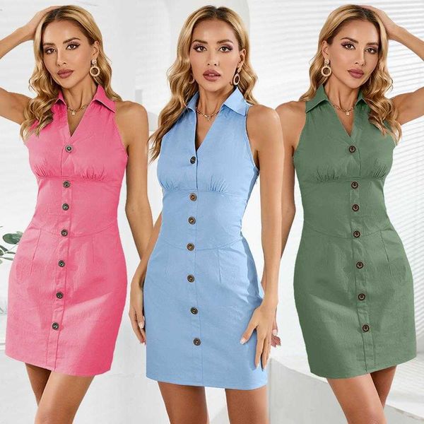 spring and summer womens casual dresses sleeveless denim skirt thin dress, Black;gray
spring and summer womens casual dresses sleeveless denim skirt thin dress, Black;gray