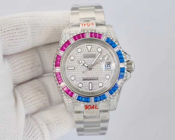 luxury ceramic rotating bezel r luminous o wrist watches l 40mm*13mm e 904l x diamond automatic waterproof iced movement gift, Slivery;brown
luxury ceramic rotating bezel r luminous o wrist watches l 40mm*13mm e 904l x diamond automatic waterproof iced movement gift, Slivery;brown