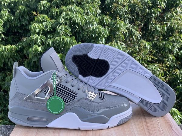 with box 4 frozen moments basketball shoes men light iron ore neutral grey black metallic silver 4s sneaker
with box 4 frozen moments basketball shoes men light iron ore neutral grey black metallic silver 4s sneaker