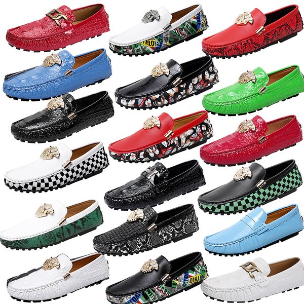 luxury bran ltalian designer crocodile print soft leather loafers metal buckle butterfly leather shoes party dress shoes business office for, Black
luxury bran ltalian designer crocodile print soft leather loafers metal buckle butterfly leather shoes party dress shoes business office for, Black