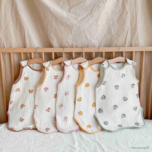 sleeping bags spring summer sleeveless baby muslin cotton bag super comfortable breathable swaddle wrap for newborn r230614
sleeping bags spring summer sleeveless baby muslin cotton bag super comfortable breathable swaddle wrap for newborn r230614