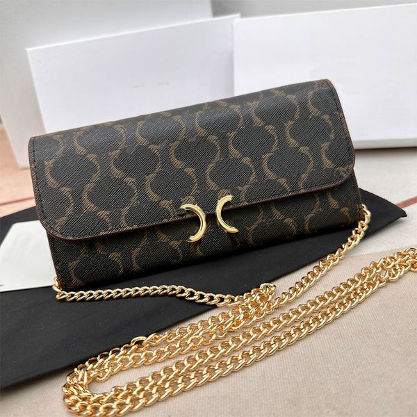 chain crossbody bag women handbags purse flap long wallets shoulder bags genuine leather fashion letters metal snap fastener inside zipper p
chain crossbody bag women handbags purse flap long wallets shoulder bags genuine leather fashion letters metal snap fastener inside zipper p