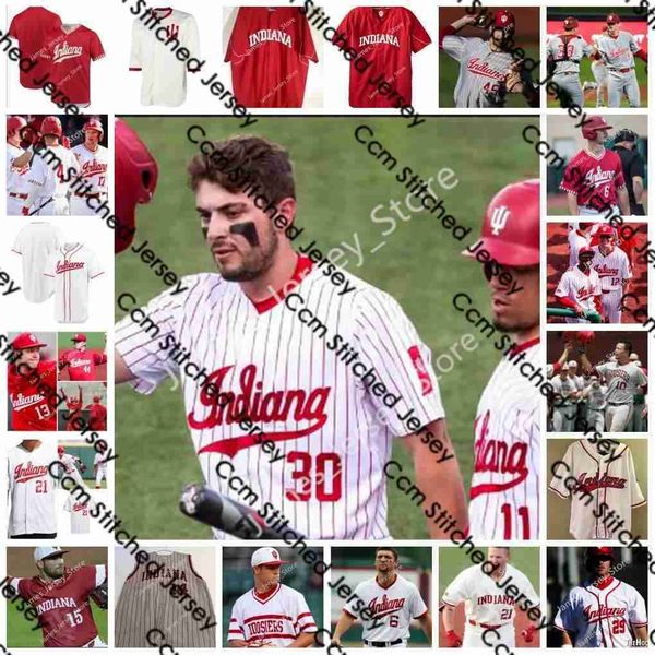ncaa custom indiana hoosiers college stitched baseball jersey 4 hunter jessee carter mathison 2 luke hayden 7 ethan vecrumba 8 evan appelwic, Blue;black
ncaa custom indiana hoosiers college stitched baseball jersey 4 hunter jessee carter mathison 2 luke hayden 7 ethan vecrumba 8 evan appelwic, Blue;black
