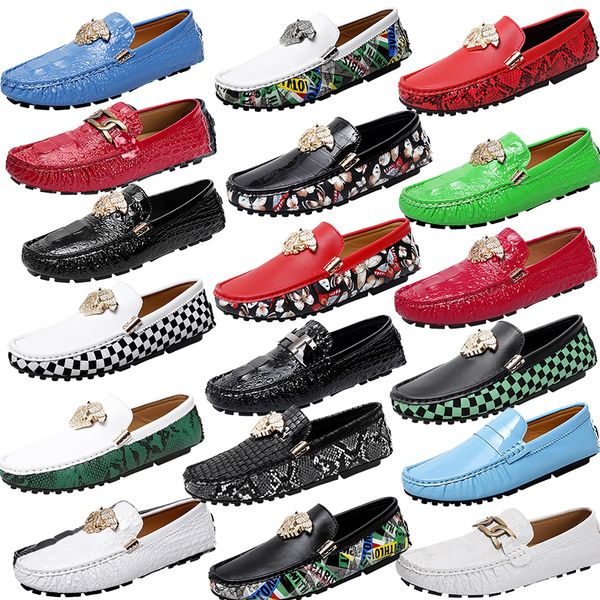 luxury bran ltalian designer premium print soft leather loafers metal buckle leather shoes party dress shoes business office formal shoes si, Black
luxury bran ltalian designer premium print soft leather loafers metal buckle leather shoes party dress shoes business office formal shoes si, Black