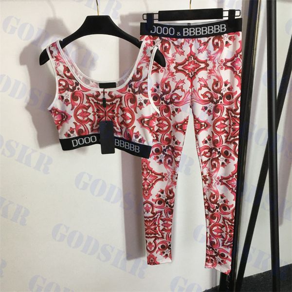 womens active sets red retro pattern tracksuits letter print bra stretch leggings ladies yoga clothes
womens active sets red retro pattern tracksuits letter print bra stretch leggings ladies yoga clothes