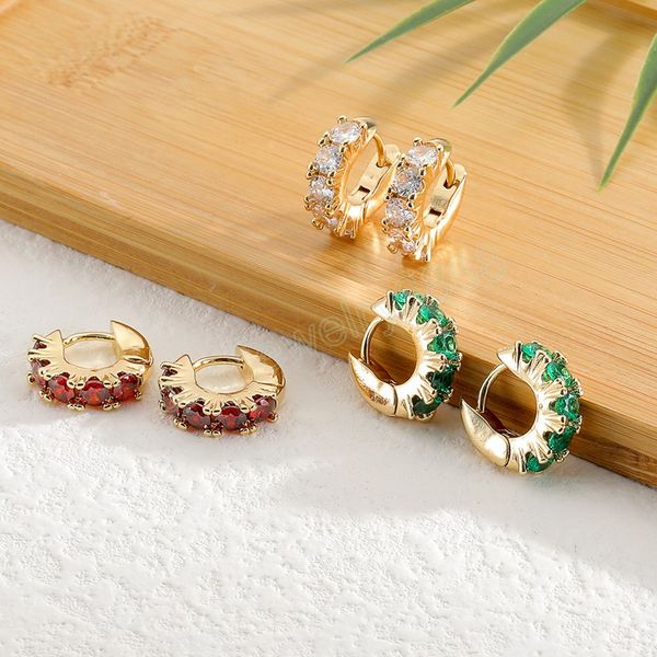 cute gold color small hoop earrings trend with clear crystal stone for women lover light luxury jewelry gifts, Golden;silver
cute gold color small hoop earrings trend with clear crystal stone for women lover light luxury jewelry gifts, Golden;silver