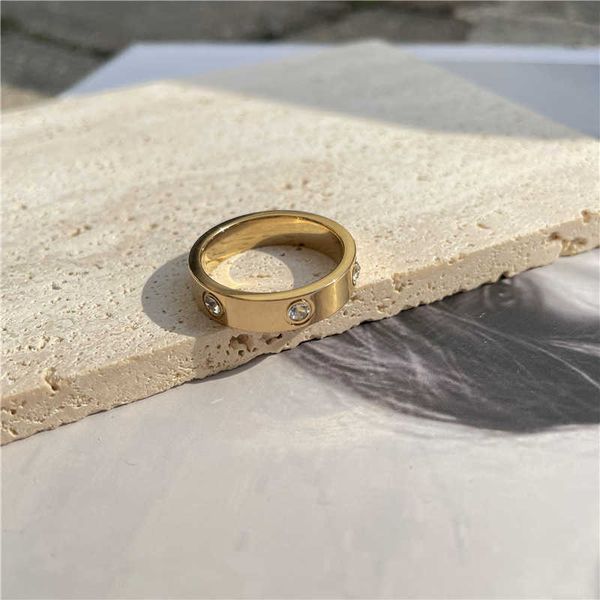 famous brand six diamond slotted titanium steel men's and women's rings elegant temperament inlaid stainless ring jewelry wld6, Silver
famous brand six diamond slotted titanium steel men's and women's rings elegant temperament inlaid stainless ring jewelry wld6, Silver