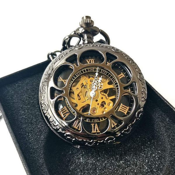 antique hand winding roman hollow mechanical pocket watches, Slivery;golden 
antique hand winding roman hollow mechanical pocket watches, Slivery;golden