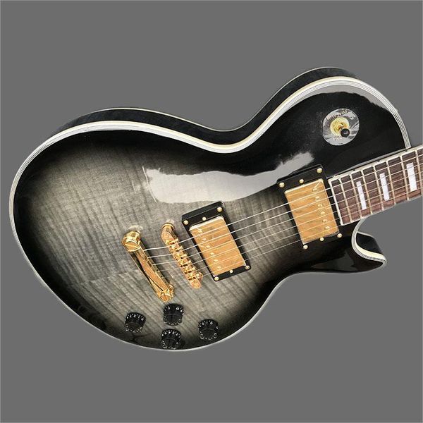 chinese electric guitar transparent black gold hardware flame maple 6 strings2589 
chinese electric guitar transparent black gold hardware flame maple 6 strings2589