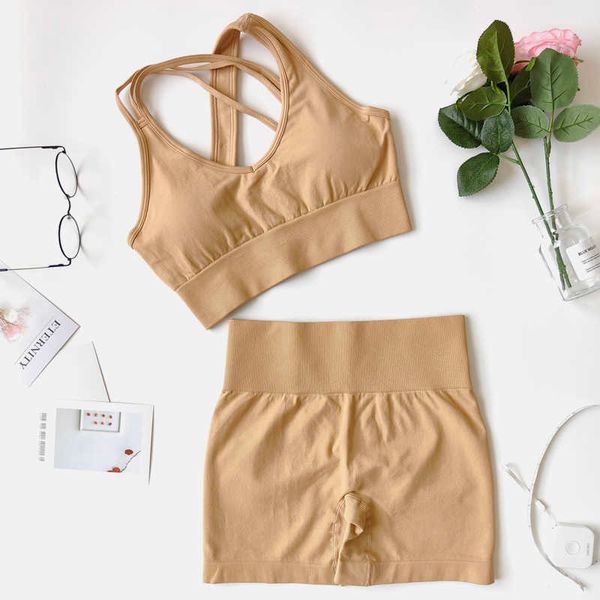 women's tracksuits seamless women yoga set workout cross bra gym clothing sport short crop high waist running leggings sports, Gray
women's tracksuits seamless women yoga set workout cross bra gym clothing sport short crop high waist running leggings sports, Gray