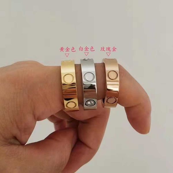 internet celebrity direct hair carti love ring is plated with 18k rose gold diamond and titanium steel zw6x, Silver
internet celebrity direct hair carti love ring is plated with 18k rose gold diamond and titanium steel zw6x, Silver