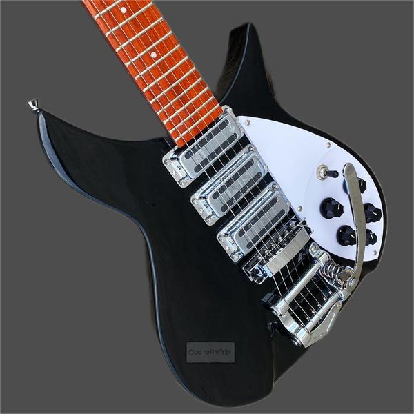 325 electric guitar 3 mini humbucker pickup tremolo system bridge color black guitar ing
325 electric guitar 3 mini humbucker pickup tremolo system bridge color black guitar ing
