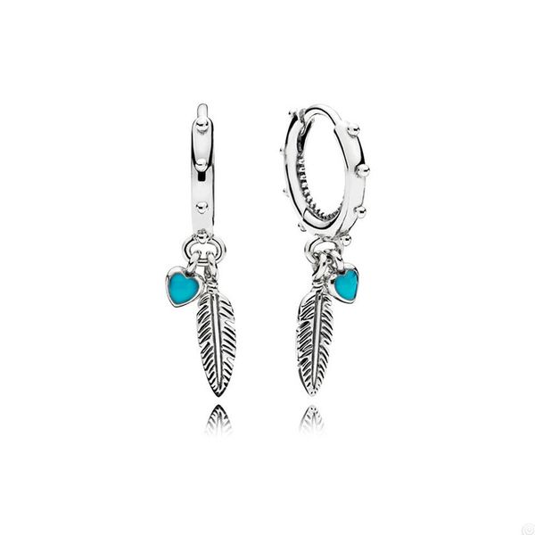 turquoise hearts and feather hoop earrings for pandora real sterling silver party jewelry designer earring set for women luxury love earring, Golden;silver
turquoise hearts and feather hoop earrings for pandora real sterling silver party jewelry designer earring set for women luxury love earring, Golden;silver