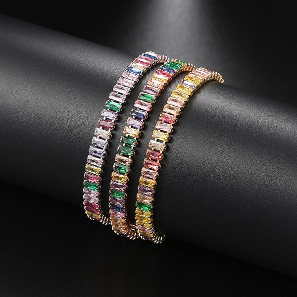 colorful zircon tennis bracelet personalized & fashionable,2.5*5mm fashion tennis bracelet multiple colors & sizes,bulk discounts support wh, Black
colorful zircon tennis bracelet personalized & fashionable,2.5*5mm fashion tennis bracelet multiple colors & sizes,bulk discounts support wh, Black