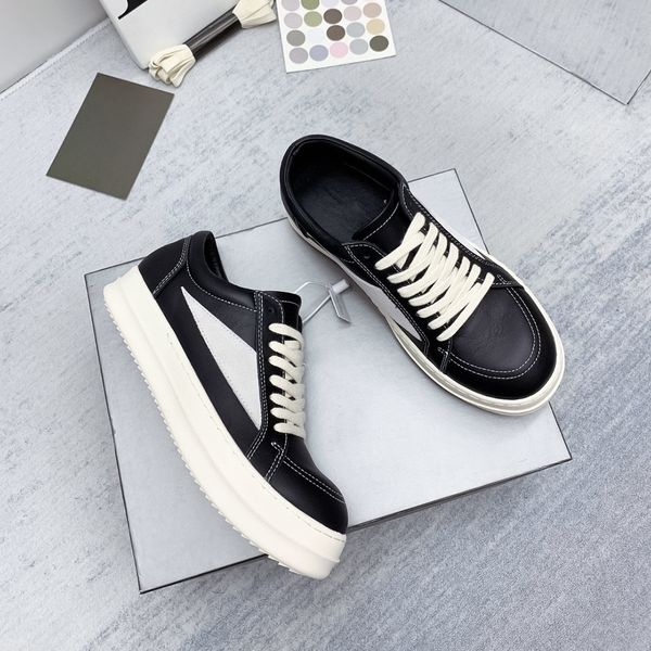 Trendy Shoes Round Toe Board Shoes Dark Leather Thick Soles Luxurious Designer Slider Splicing Mens Shoes Casual Couple Shoes Fashionable Board Shoes
Trendy Shoes Round Toe Board Shoes Dark Leather Thick Soles Luxurious Designer Slider Splicing Mens Shoes Casual Couple Shoes Fashionable Board Shoes