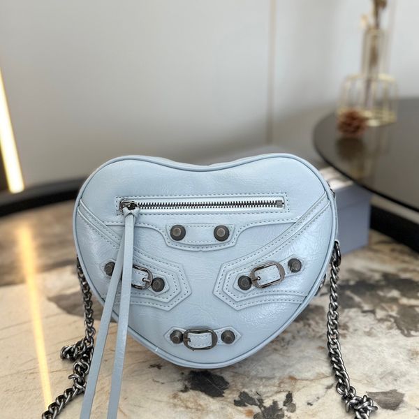 designer rivet heart bag hobo bag locomotive bag shoulder crossbody bags zipper closure genuine leather cowhide chain purse fashionable zipp
designer rivet heart bag hobo bag locomotive bag shoulder crossbody bags zipper closure genuine leather cowhide chain purse fashionable zipp