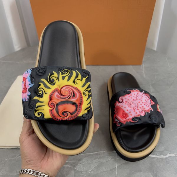 ladies summer sandals fashion macaron beach stripes casual flip flops heightening designer slides cotton fluffy slippers 64t5, Black
ladies summer sandals fashion macaron beach stripes casual flip flops heightening designer slides cotton fluffy slippers 64t5, Black