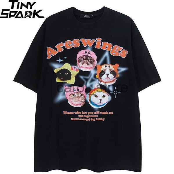 men's t-shirts men hip hop streetwear tshirt funny cats graphic t-shirt 2023 summer harajuku t shirt cotton loose tees oversized black, White;black
men's t-shirts men hip hop streetwear tshirt funny cats graphic t-shirt 2023 summer harajuku t shirt cotton loose tees oversized black, White;black