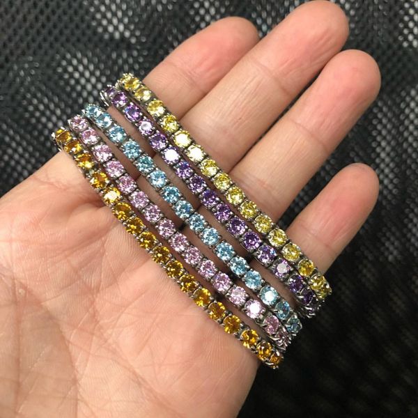 trendy tennis bracelet 4mm colorful aaaaa cz stone white gold filled party wedding bracelets for women men chain fine jewelry, Golden;silver
trendy tennis bracelet 4mm colorful aaaaa cz stone white gold filled party wedding bracelets for women men chain fine jewelry, Golden;silver