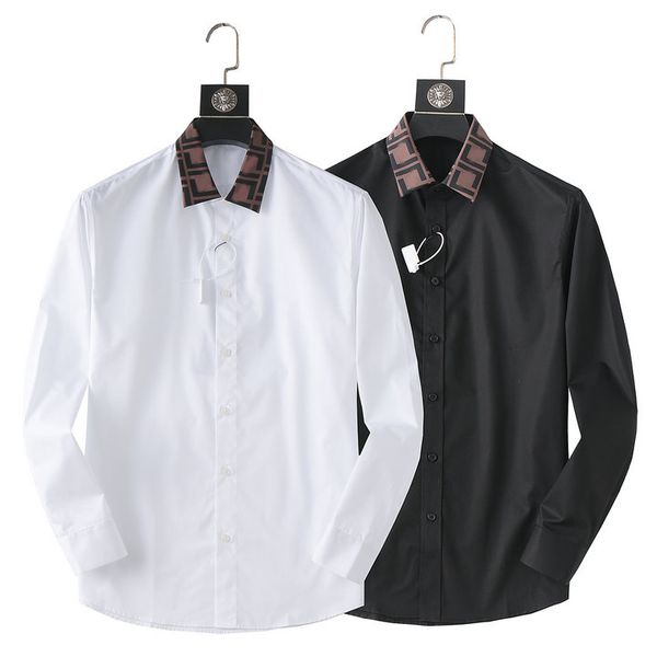 2023 luxury designer men's shirts fashion casual business social and cocktail shirt brand spring autumn slimming the most fashionable c, White;black
2023 luxury designer men's shirts fashion casual business social and cocktail shirt brand spring autumn slimming the most fashionable c, White;black