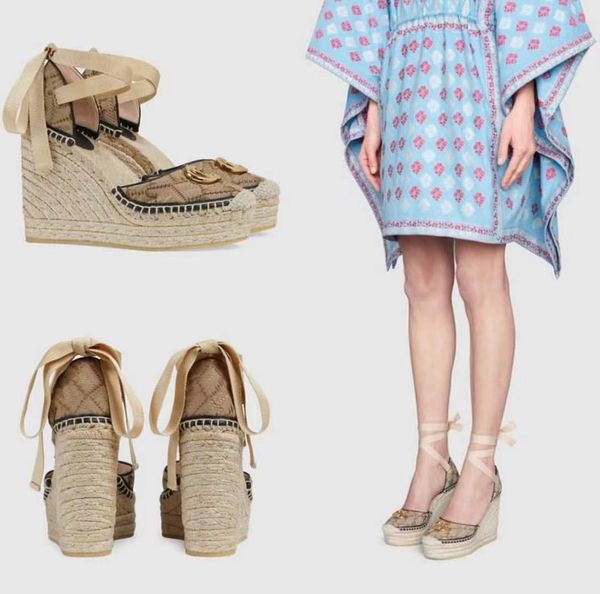 women espadrille with ribbon sandals tie women's espadrille sandal leather matelasse platform designer classics slides thick slide summ, Black
women espadrille with ribbon sandals tie women's espadrille sandal leather matelasse platform designer classics slides thick slide summ, Black