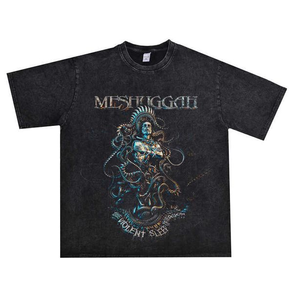swedish extreme avant-garde metal rock meshuggah band washed t-shirt short sleeve men's women's pure cotton, White;black
swedish extreme avant-garde metal rock meshuggah band washed t-shirt short sleeve men's women's pure cotton, White;black