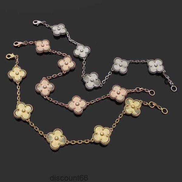 van clover bracelet luxury designer link chain bracelet four-leaf cleef clover womens fashion 18k gold bracelets jewelry gift 2023ndtv, Silver
van clover bracelet luxury designer link chain bracelet four-leaf cleef clover womens fashion 18k gold bracelets jewelry gift 2023ndtv, Silver