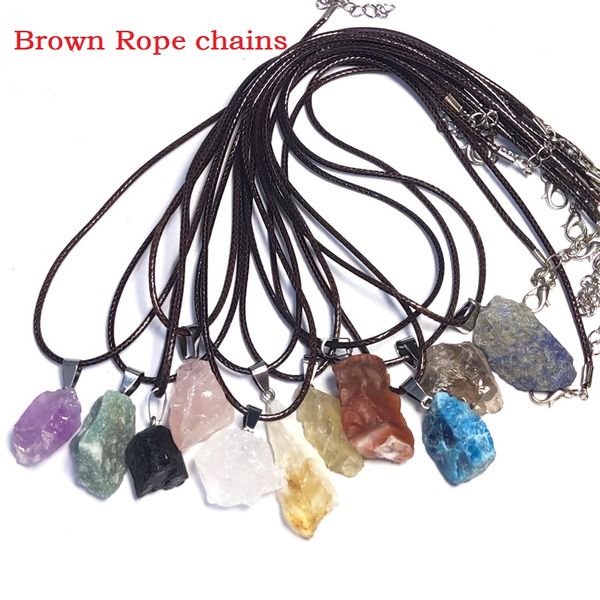 irregular natural raw fluorite amethyst quartz crystal pendant brown necklace energy stone healing meditation yoga gift wholesale, Silver
irregular natural raw fluorite amethyst quartz crystal pendant brown necklace energy stone healing meditation yoga gift wholesale, Silver