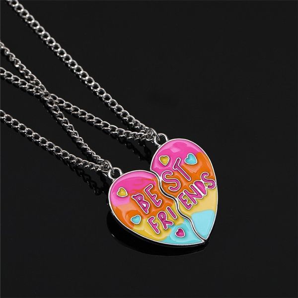fashion colorful friend letters heart necklace designer for childrens south american alloy silver chain pendants necklace jewelry friend sis
fashion colorful friend letters heart necklace designer for childrens south american alloy silver chain pendants necklace jewelry friend sis