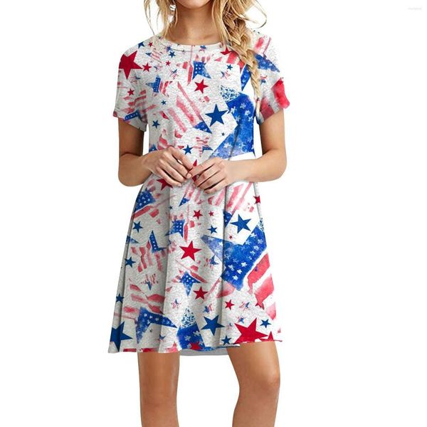 casual dresses women's summer independence day print loose crewneck short-sleeved dress vintage woman 2023 trendy y2k, Black;gray
casual dresses women's summer independence day print loose crewneck short-sleeved dress vintage woman 2023 trendy y2k, Black;gray
