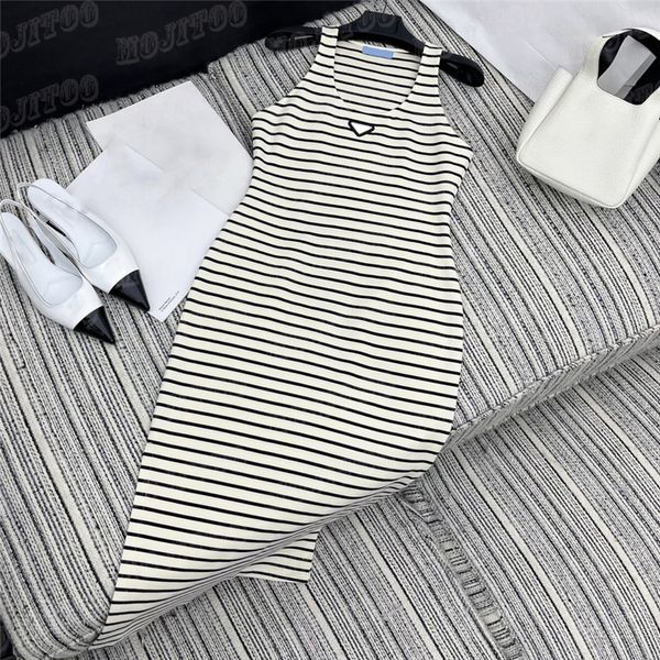 striped vest dresses for women metal badge split long skirts vacation style lady casual slim dress, Black
striped vest dresses for women metal badge split long skirts vacation style lady casual slim dress, Black