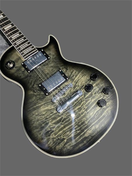 china electric guitar lp transparent black factory direct sales can be customized 58
china electric guitar lp transparent black factory direct sales can be customized 58