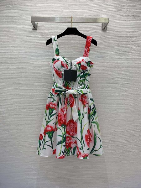 23ss summer dresses women dress women designer clothes cotton fabric sicilian flower print waist wrapping slim strap dress women clothes, Black;gray
23ss summer dresses women dress women designer clothes cotton fabric sicilian flower print waist wrapping slim strap dress women clothes, Black;gray